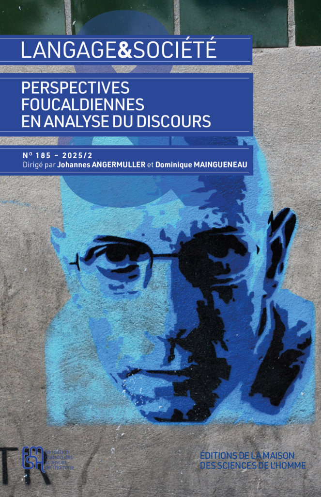 Langage & Société n° 185 – 2025/2