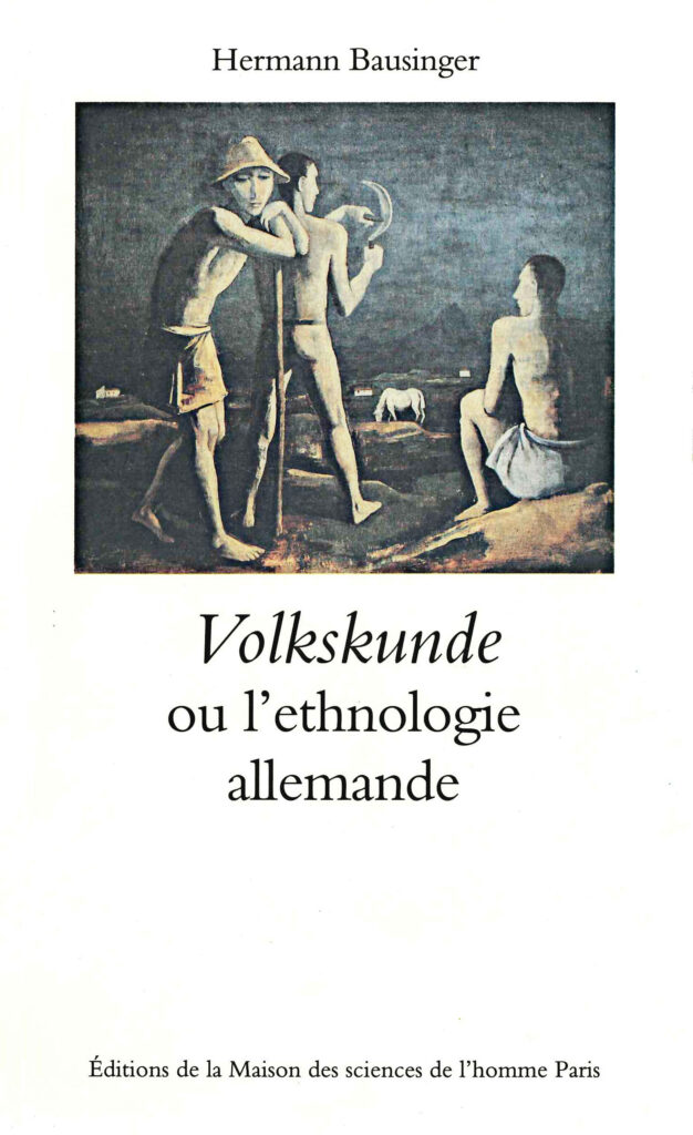 <I>Volkskunde</I> ou l'ethnologie allemande