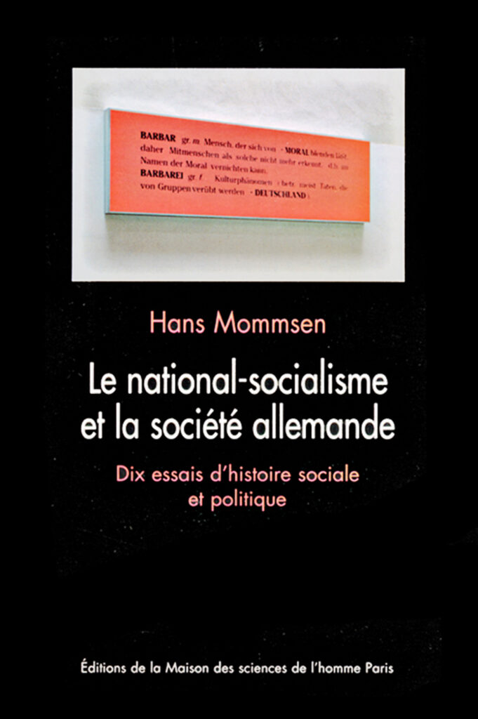 Le National-socialisme et la société allemande