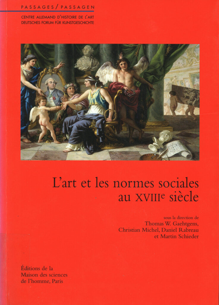 L' Art et les normes sociales au XVIIIe siècle