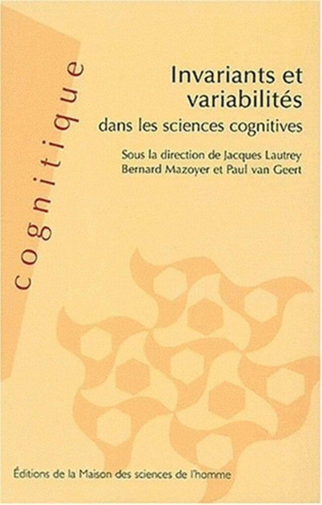 Invariants et variabilités dans les sciences cognitives