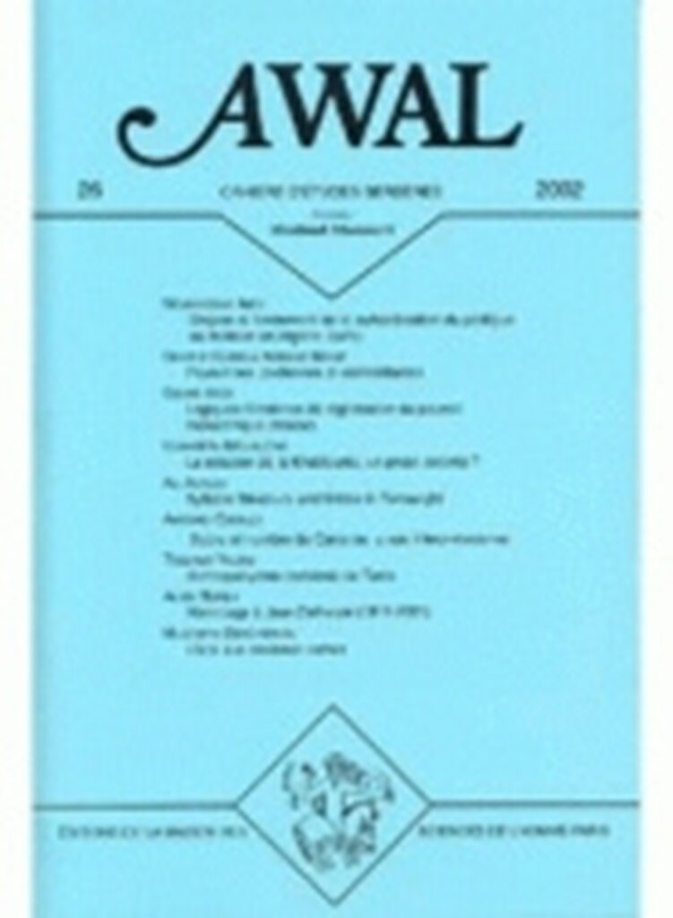 Awal, n° 26/2002