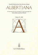 Albertiana, vol. VI/2003