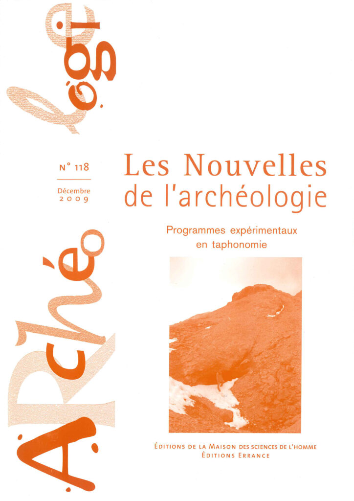 Nouvelles de l'archéologie (les), n°118, décembre 2009