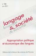 Langage et société, n° 136/juin 2011