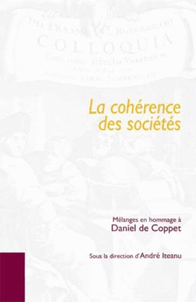 La Cohérence des sociétés