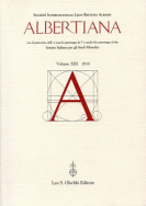 Albertiana, vol. XIII/2010