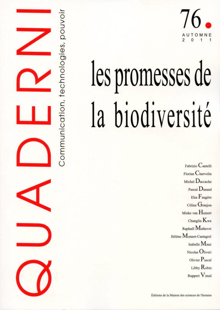 Quaderni, n° 76/automne 2011