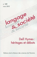 Langage et société, n° 139/mars 2012