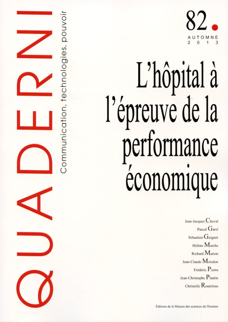 Quaderni, n° 82/automne 2013