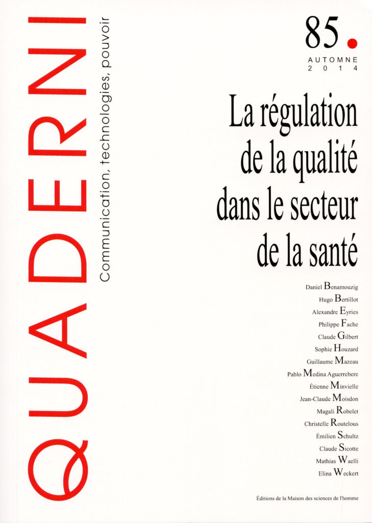 Quaderni, n° 85/automne 2014