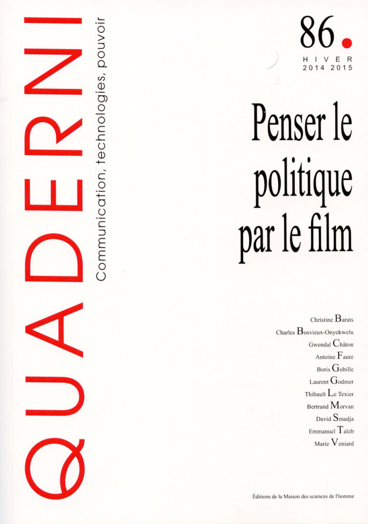 Quaderni, n° 86/hiver 2014-2015