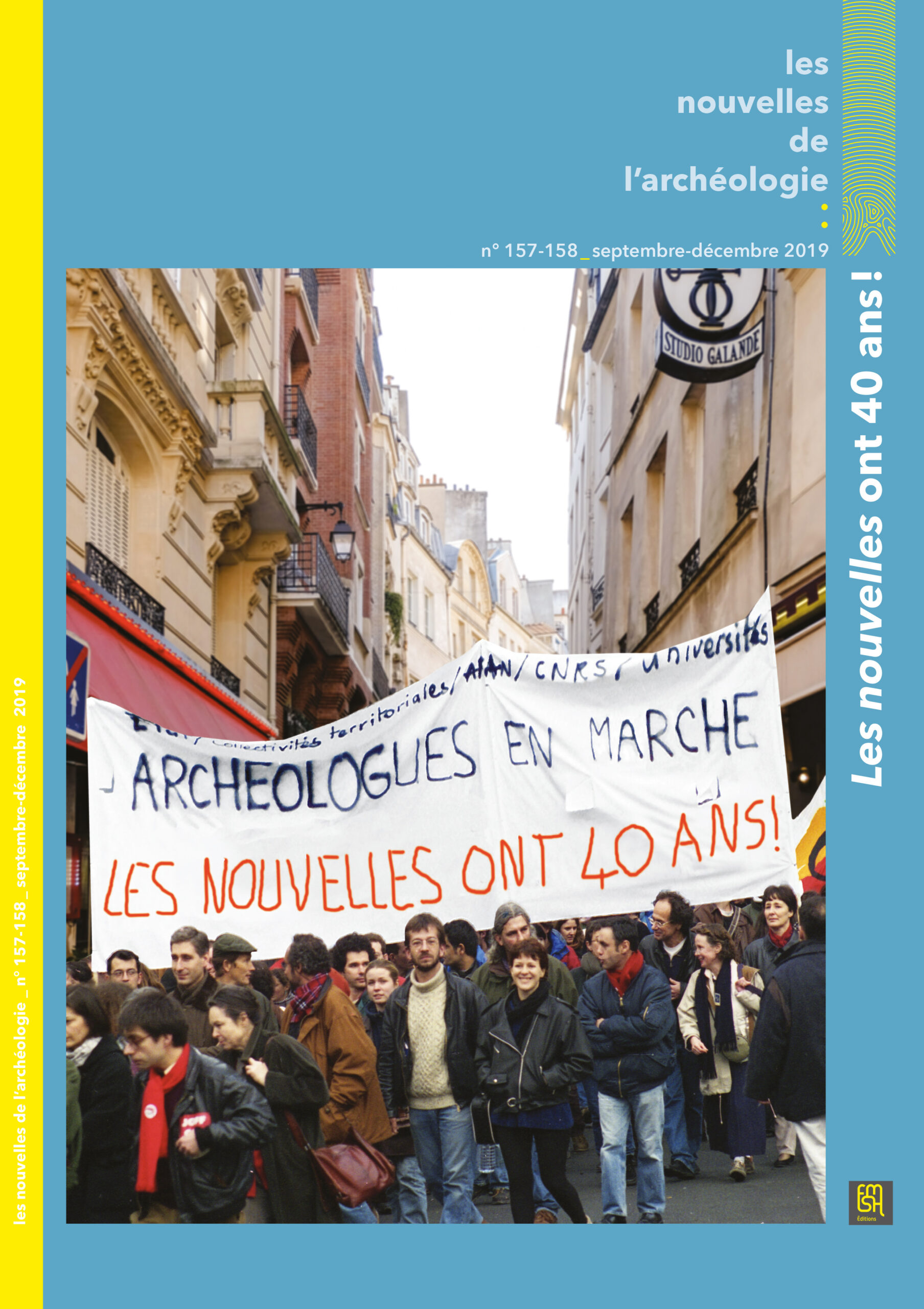 Les Nouvelles de l'archéologie (les), n° 157-158, septembre-décembre 2019