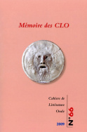 Cahiers de littérature orale, n° 66/2009