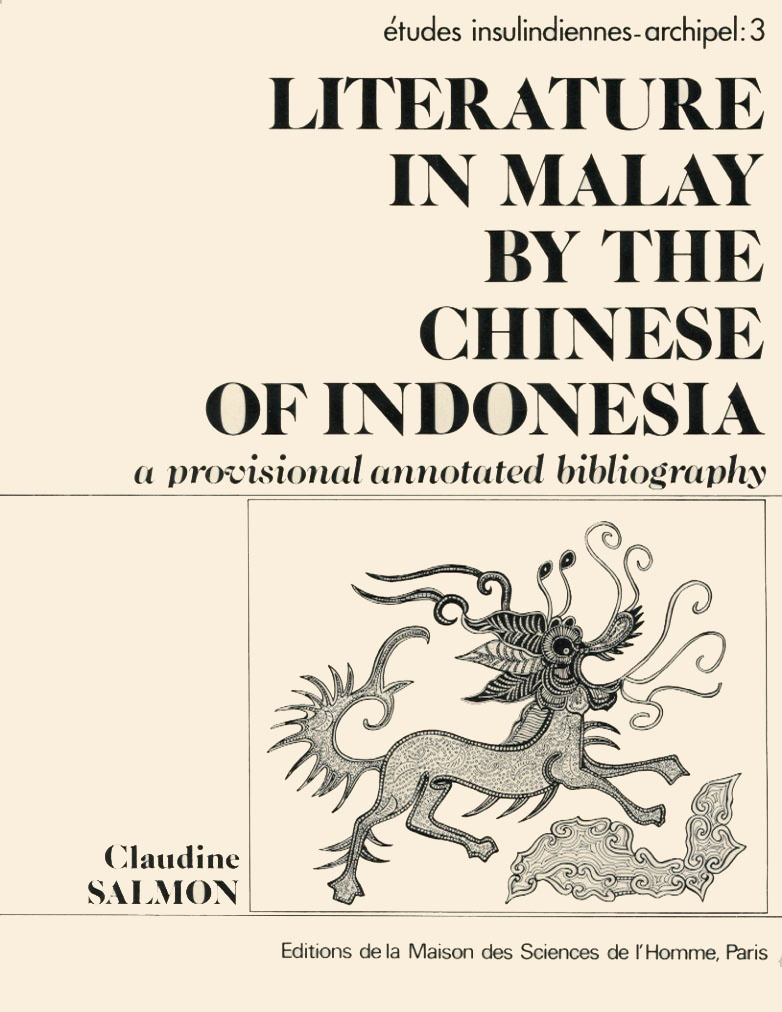 Literature in Malay by the Chinese of Indonesia
