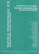 Cahiers thématiques, n° 10