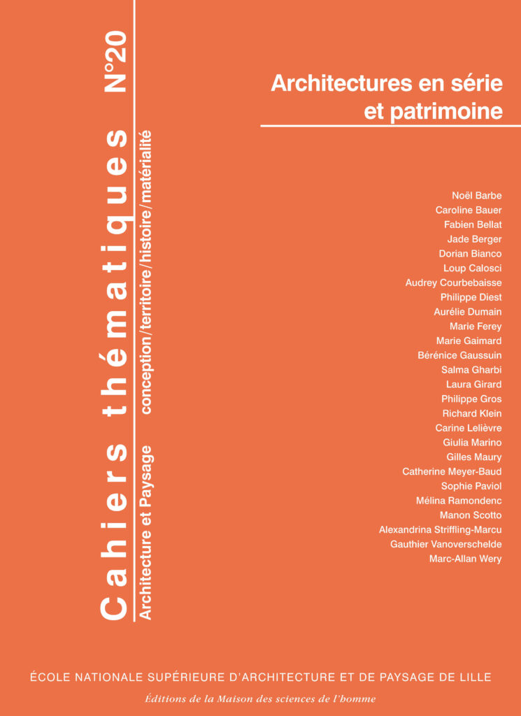 Cahiers thématiques n° 20