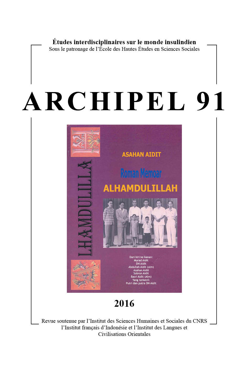 Archipel, n° 91/2016