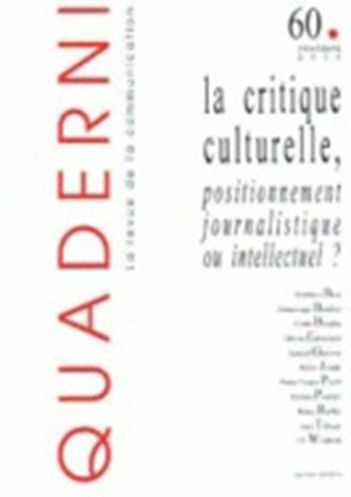 Quaderni, n° 60/printemps 2006
