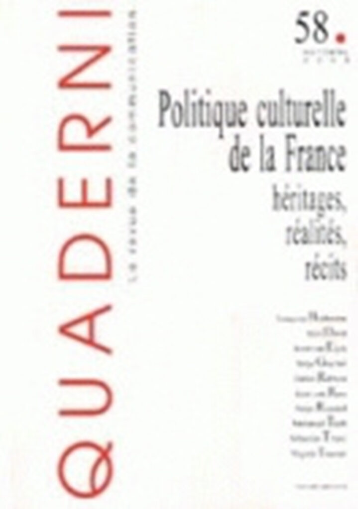 Quaderni, n° 58/automne 2005