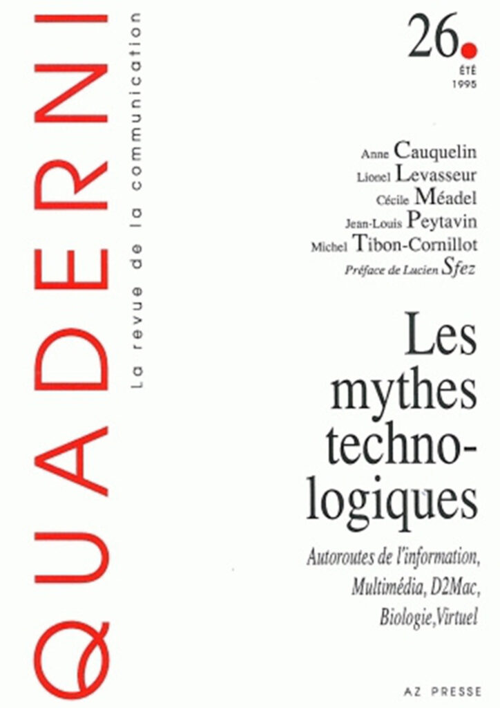 Quaderni, n° 26/été 1995