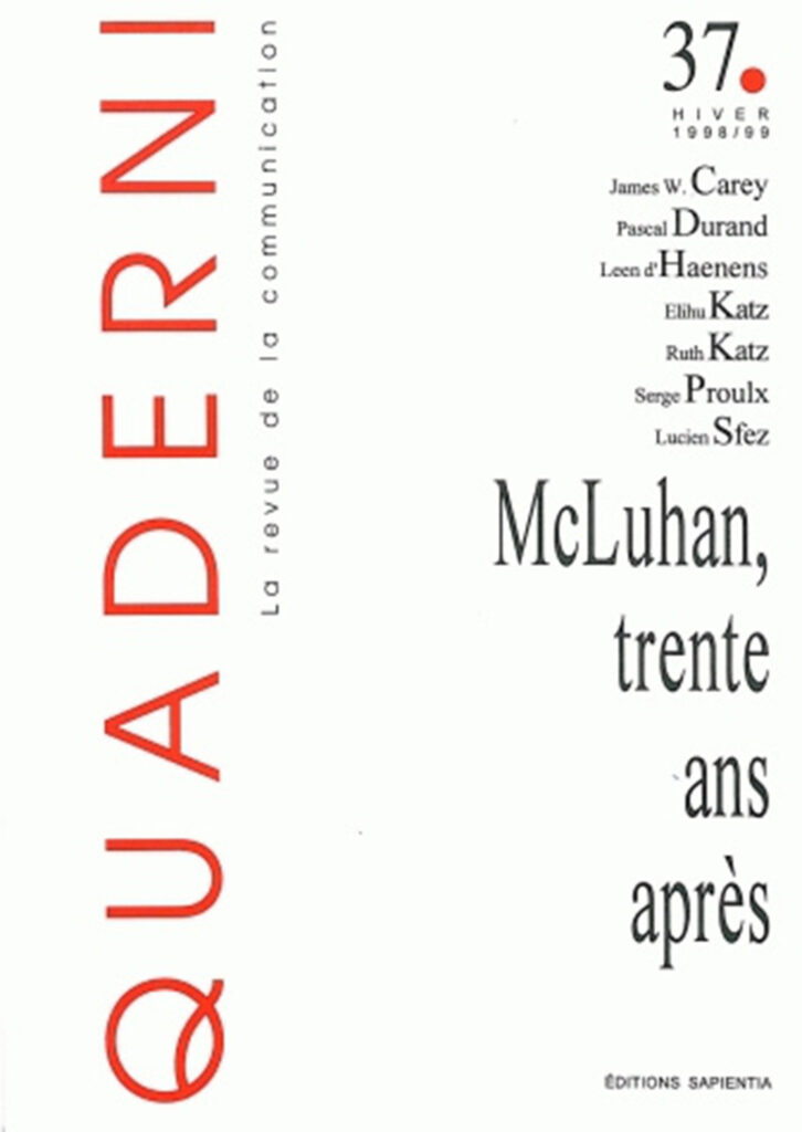 Quaderni, n° 37/hiver 1998-1999