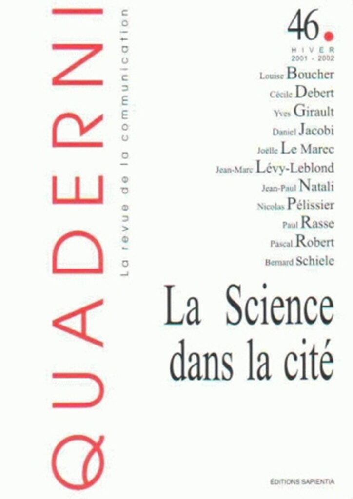 Quaderni, n° 46/hiver 2001-2002